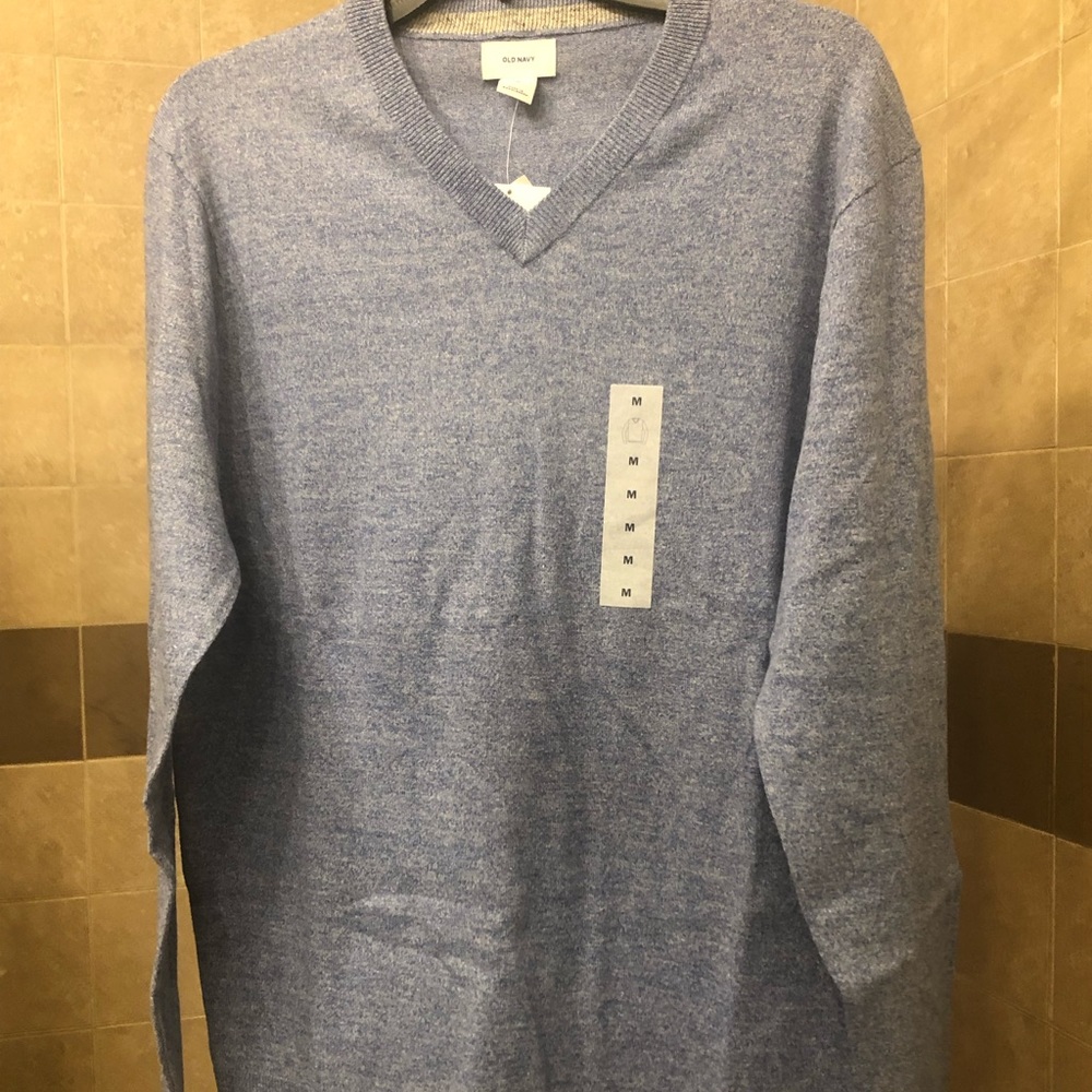 Men’s blue v-neck sweater | Old Navy